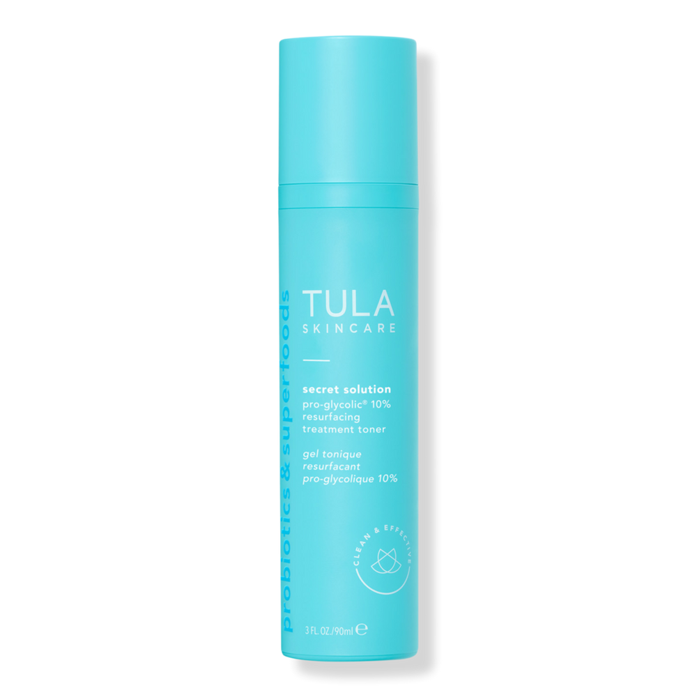 Tula Secret Solution Pro-glycolic 10% Resurfacing Toner - 3.0 oz