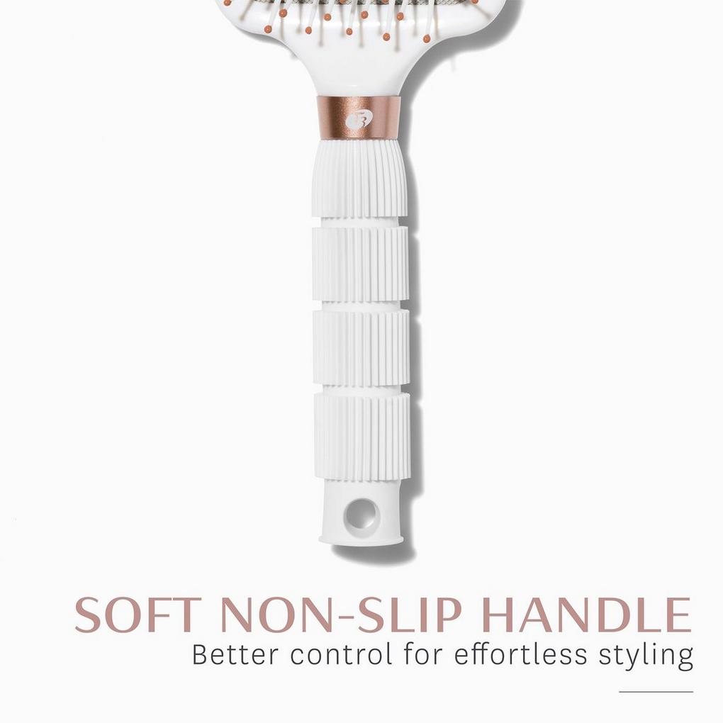 Silicone Softgrip Paddle Brush