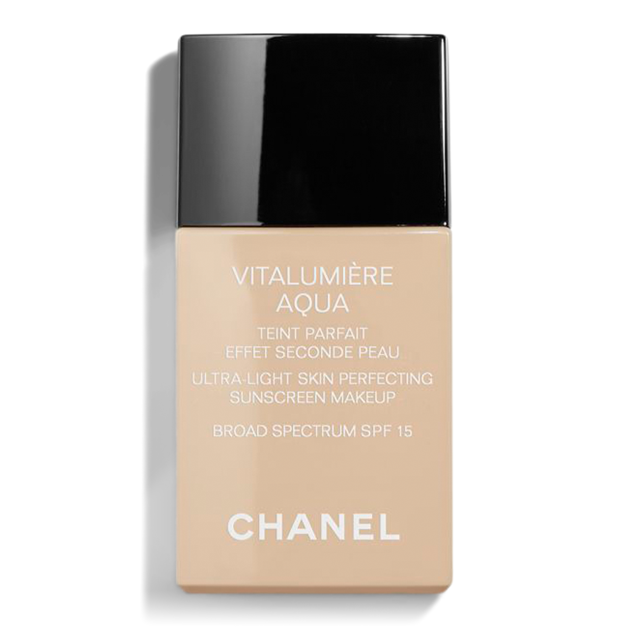 CHANEL VITALUMIÈRE AQUA Ultra-Light Skin Perfecting Sunscreen Makeup Broad Spectrum SPF 15 #1