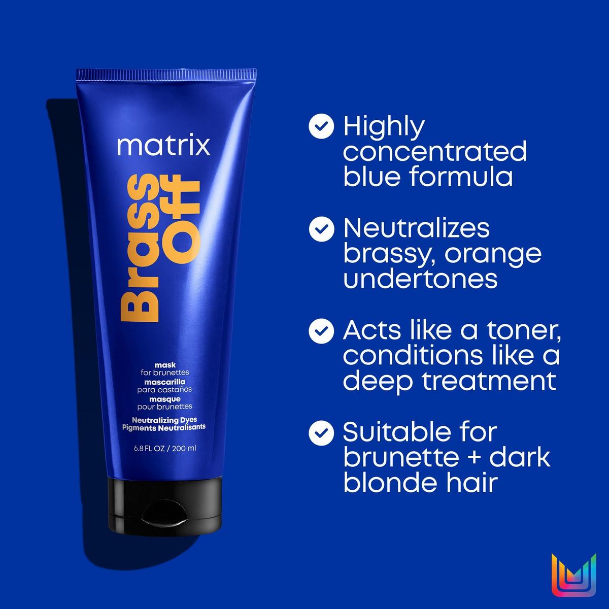 Matrix Total Results Brass Off factory Neutralization Hair Mask 1.0 oz x 12