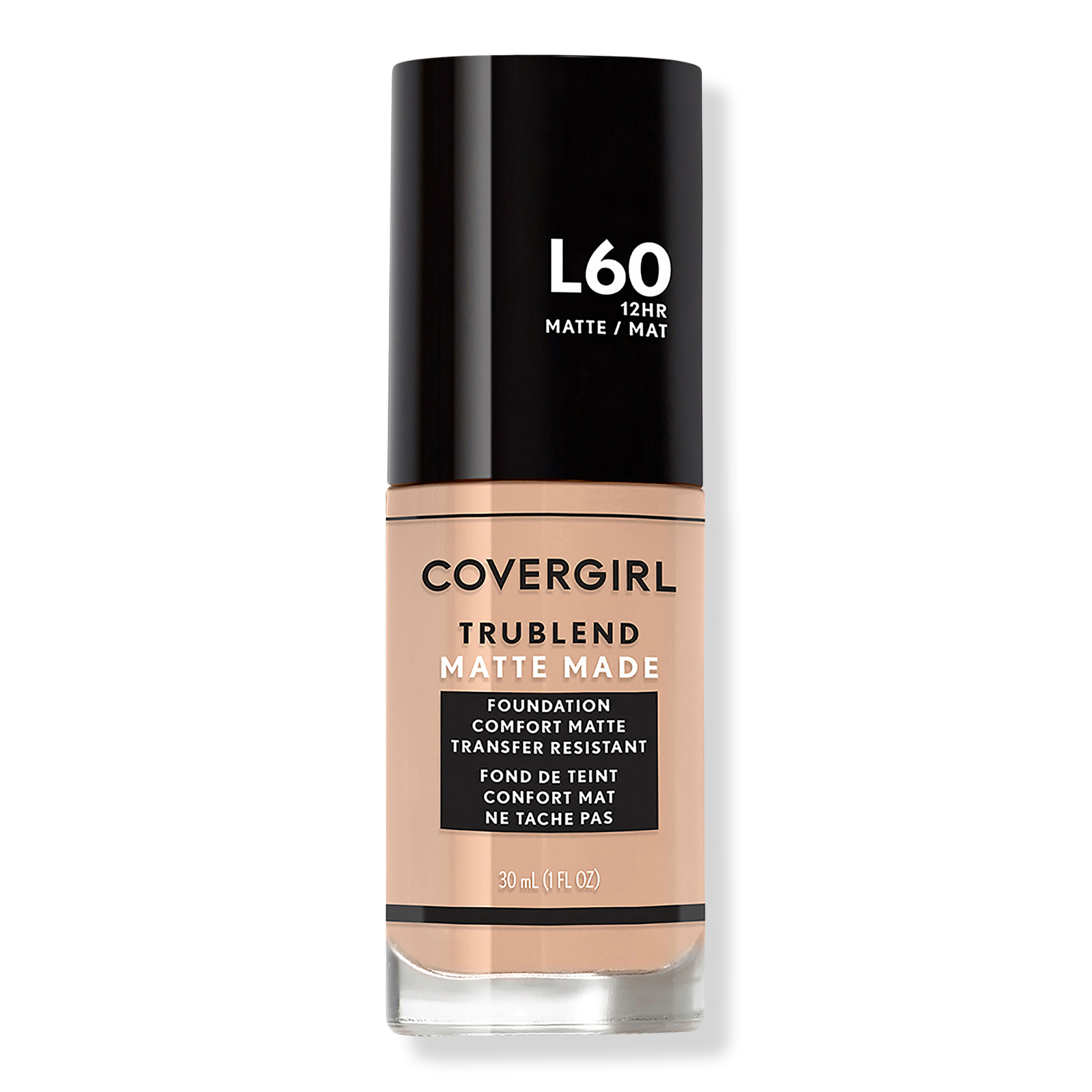 CoverGirl - Light Nude L60 TruBlend Matte Made Liquid CoverGirl - Light Nude L60 TruBlend Matte Made Liquid