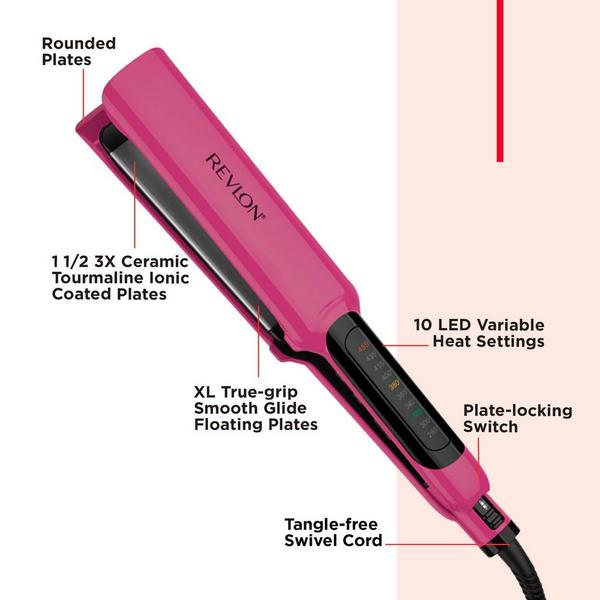 Revlon 1-1/2" Extra Long Ceramic Flat Iron #2