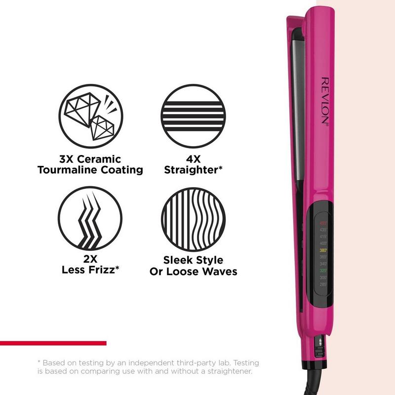 【美品】REVLON ストレートヘアアイロン 1インチ Revlon - 1