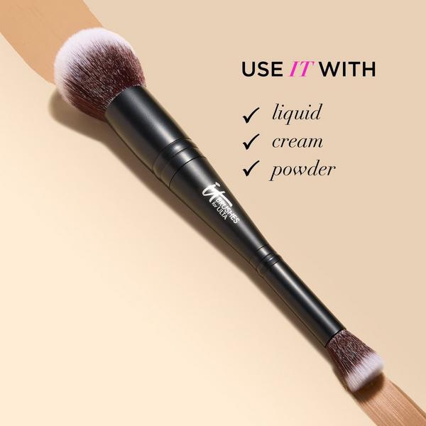 IT Brushes For ULTA Airbrush Dual-Ended Flawless Complexion Concealer & Foundation Brush #132 #3