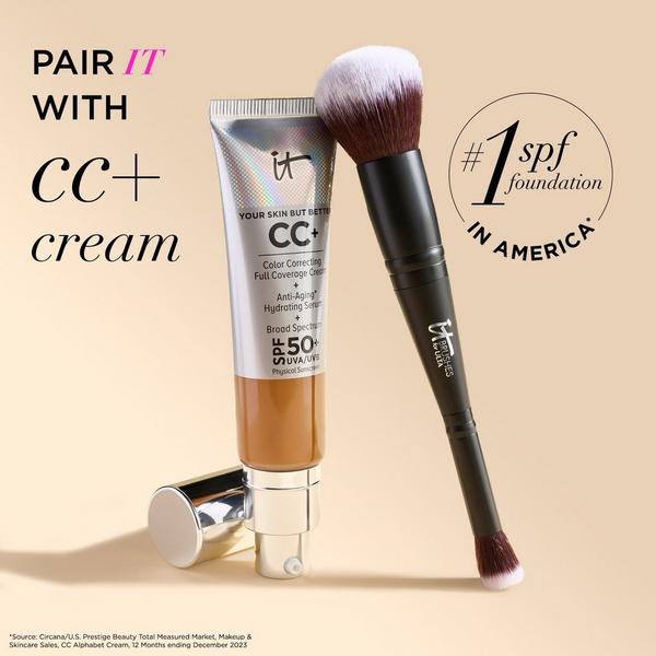 IT Brushes For ULTA Airbrush Dual-Ended Flawless Complexion Concealer & Foundation Brush #132 #4