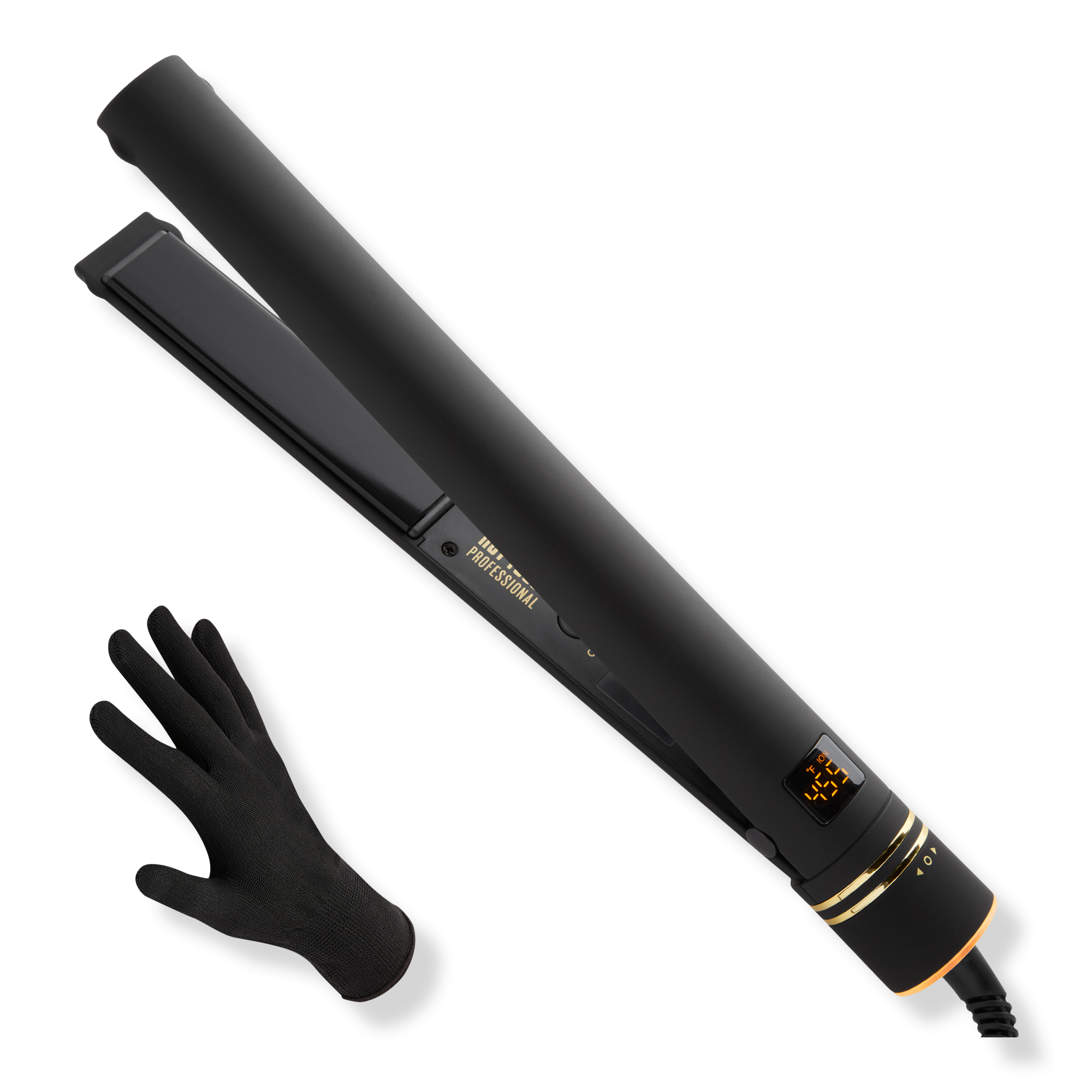 Hot Tools Pro Artist Black Gold 1" Micro Shine Flat Iron #1