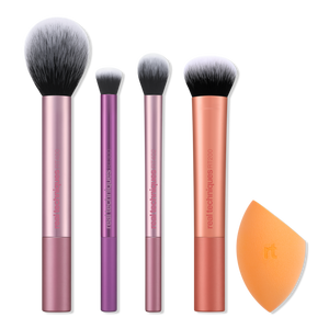 Set de Brocha y Esponja de Maquillaje para Uso Diario