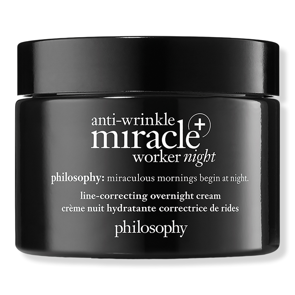 Anti-Wrinkle Miracle Worker Line-Correcting Overnight Cream Philosophy 2 oz