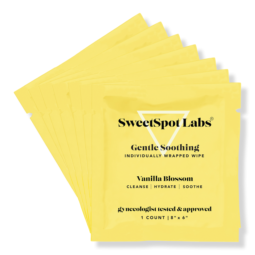 SweetSpot Labs Vanilla Blossom Gentle Soothing Individually Wrapped Wipes #1