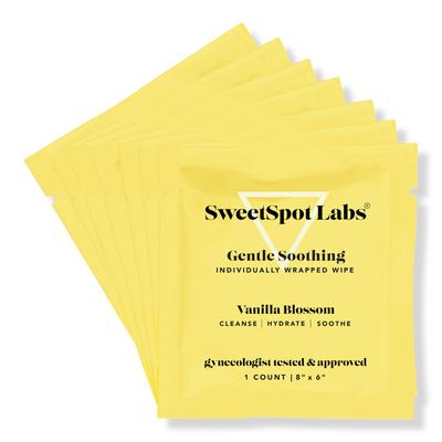 SweetSpot Labs Vanilla Blossom Gentle Soothing Individually Wrapped Wipes