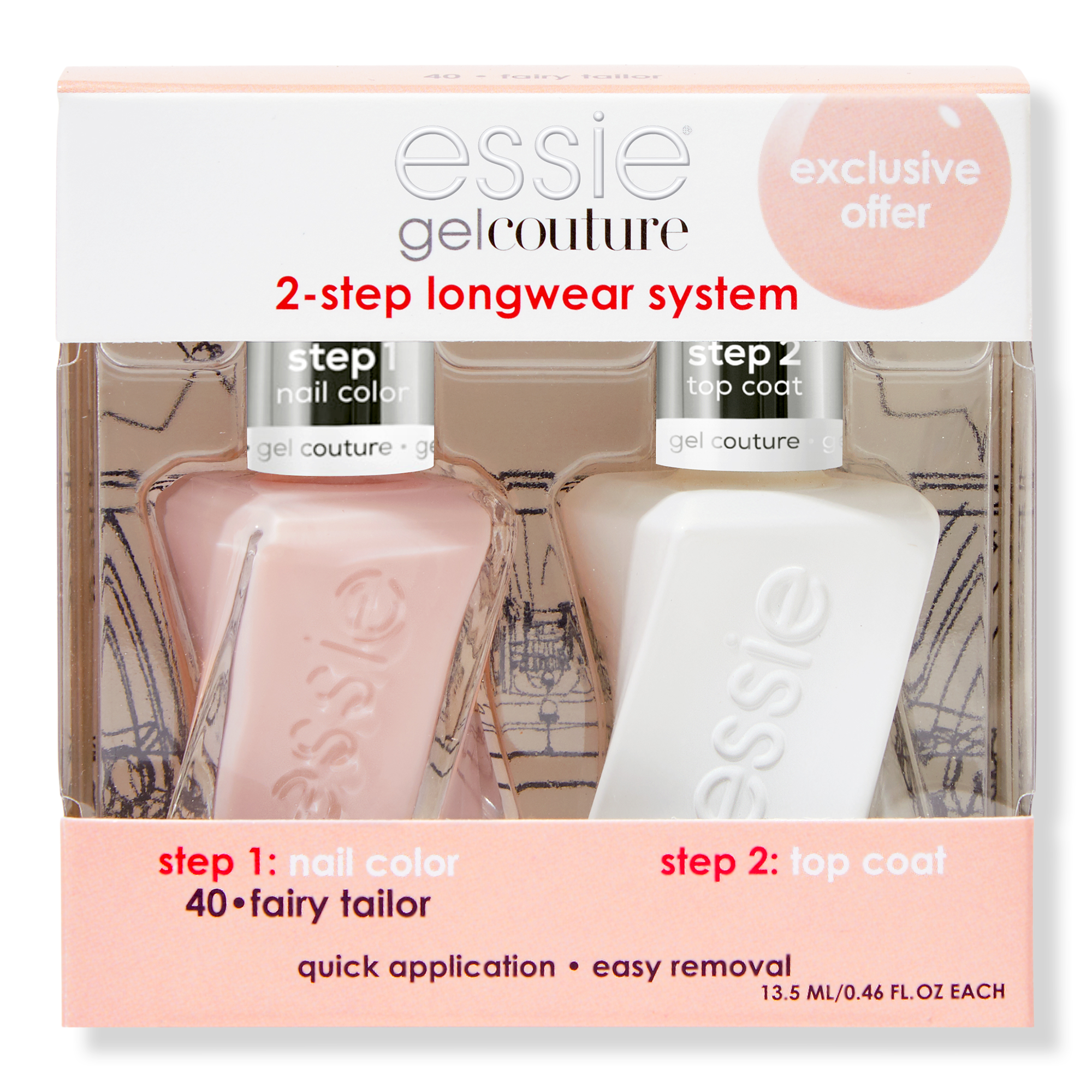 Essie Gel Couture Longwear Nail Polish + Top Coat Kit #1