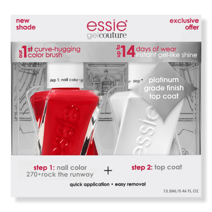 Gel Couture Longwear Nail Polish + Top Coat Kit Essie Ulta Beauty