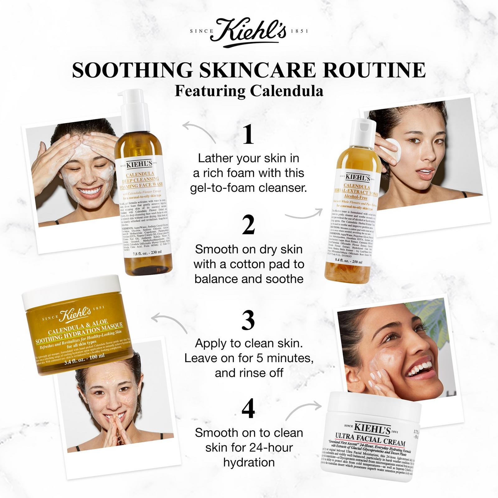 Travel Size Calendula Deep Cleansing Foaming Face Wash