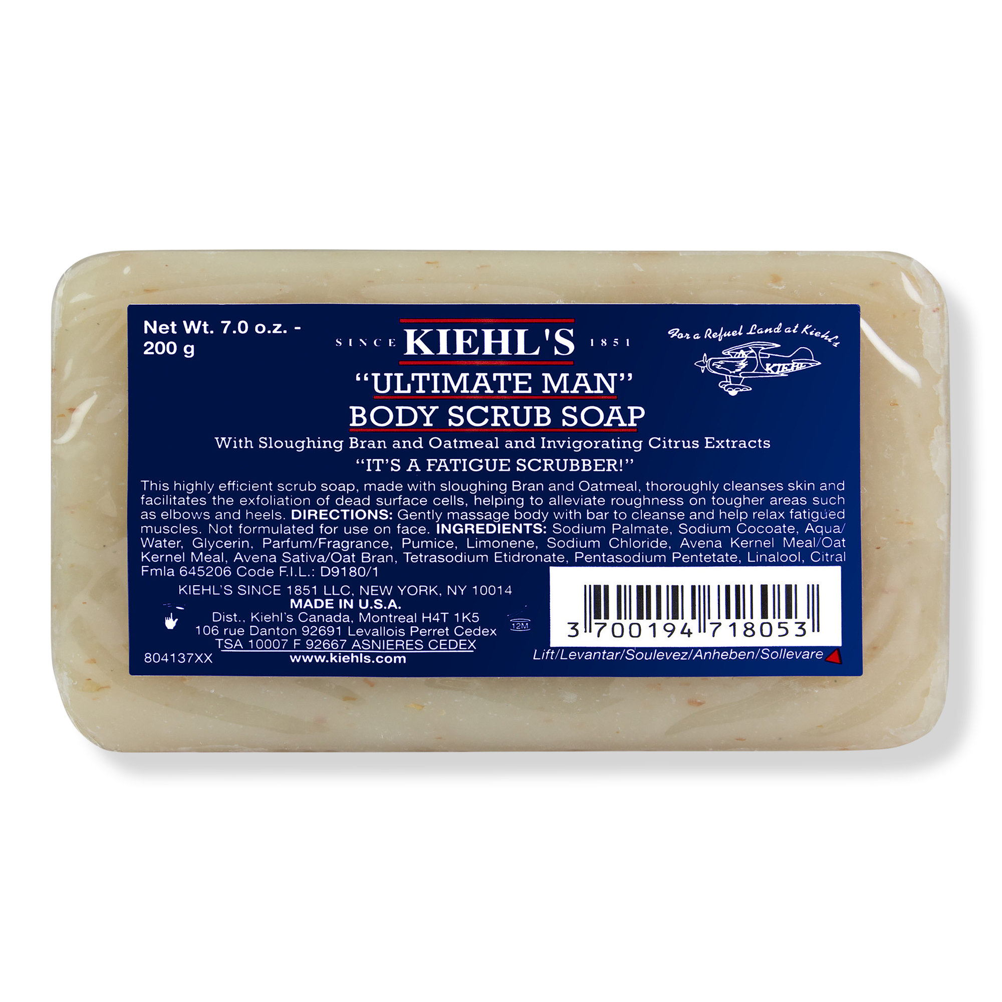 Kiehl's Since 1851 Ultimate Man Body Scrub Soap #1