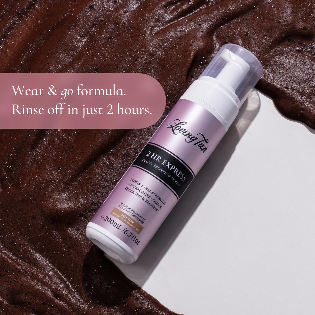 2 HR Express Self Tanning Mousse Medium - 6.7 oz
