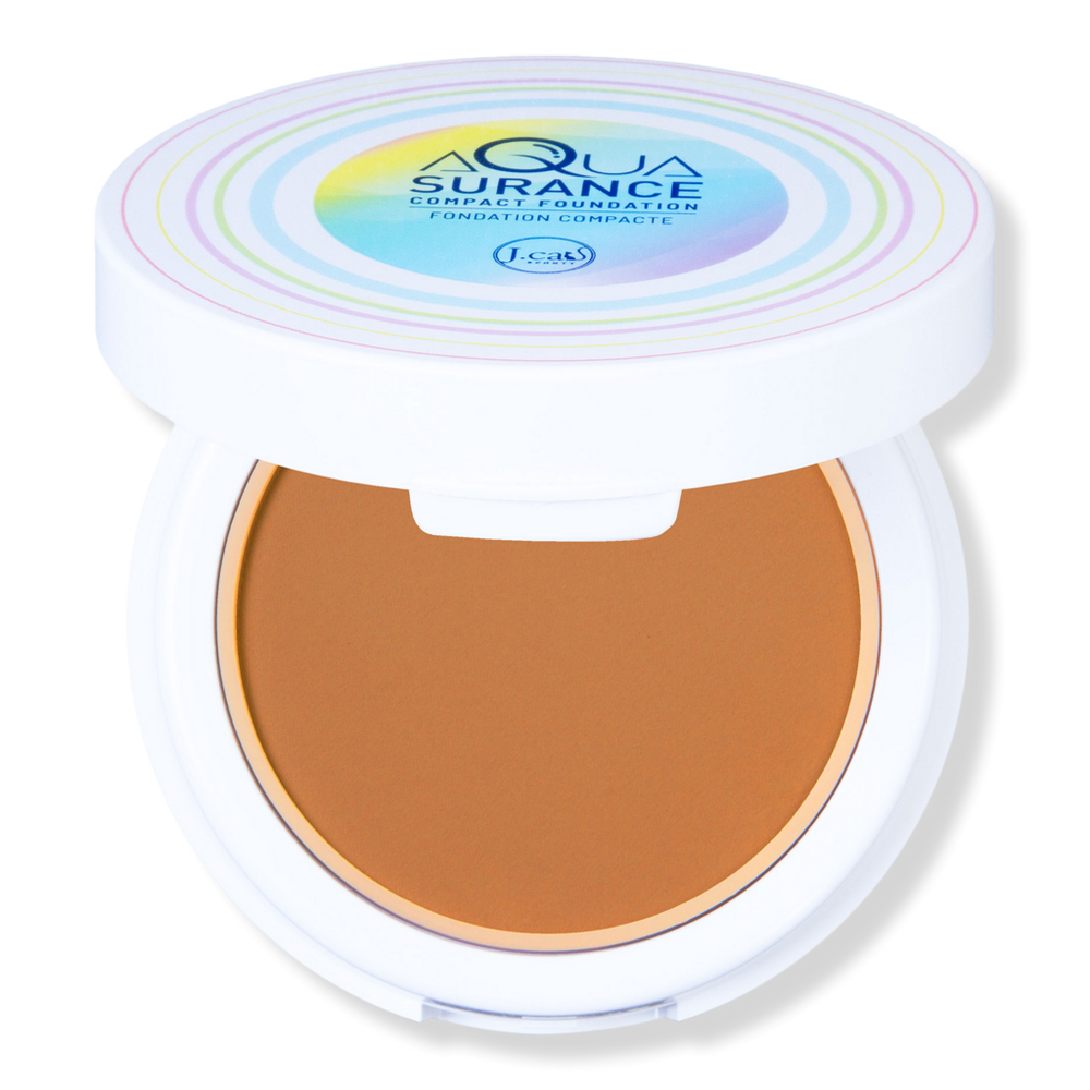 J.cat Beauty Aquasurance Compact Foundation - Honey In Brown