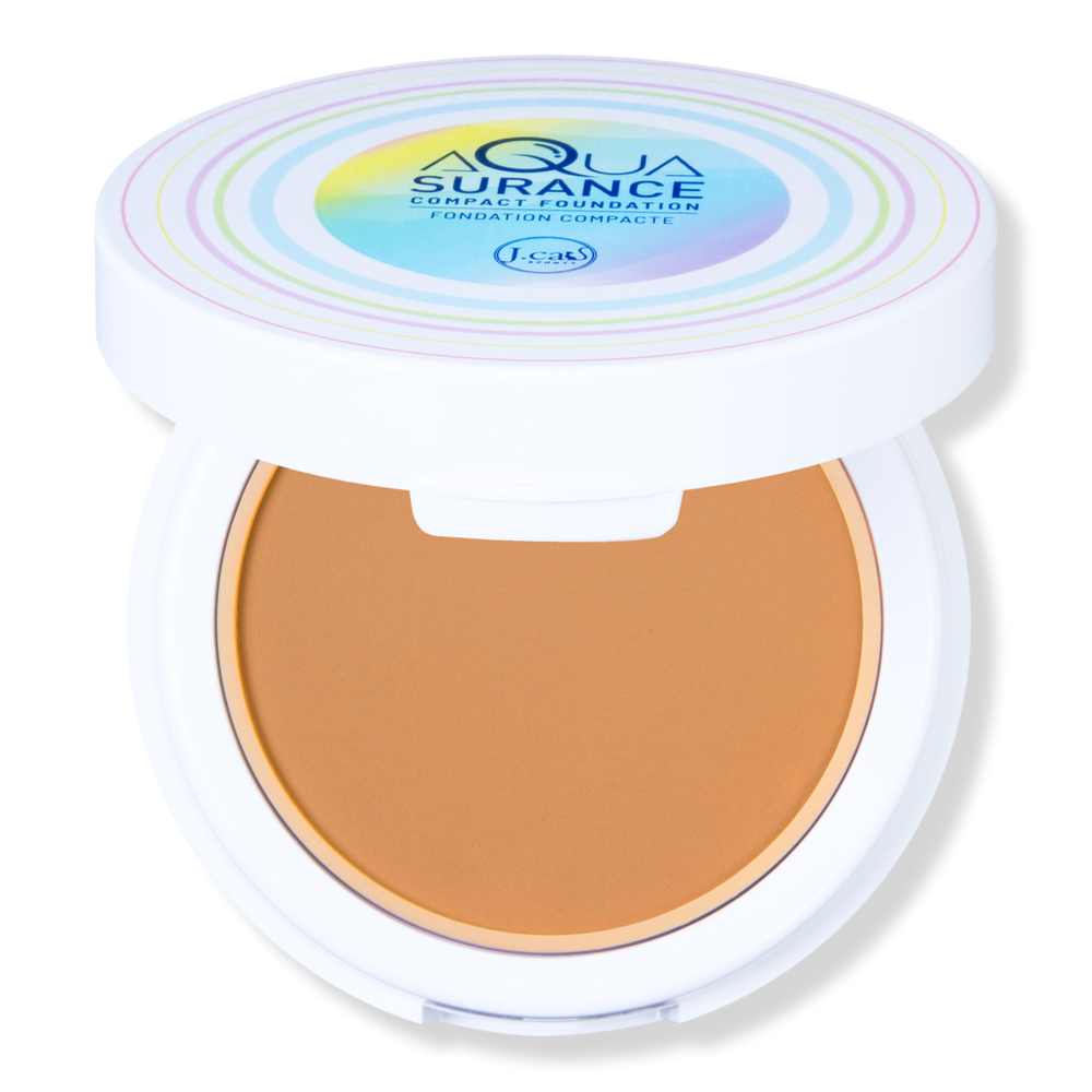 J.cat Beauty Aquasurance Compact Foundation - Soft Tan In Brown