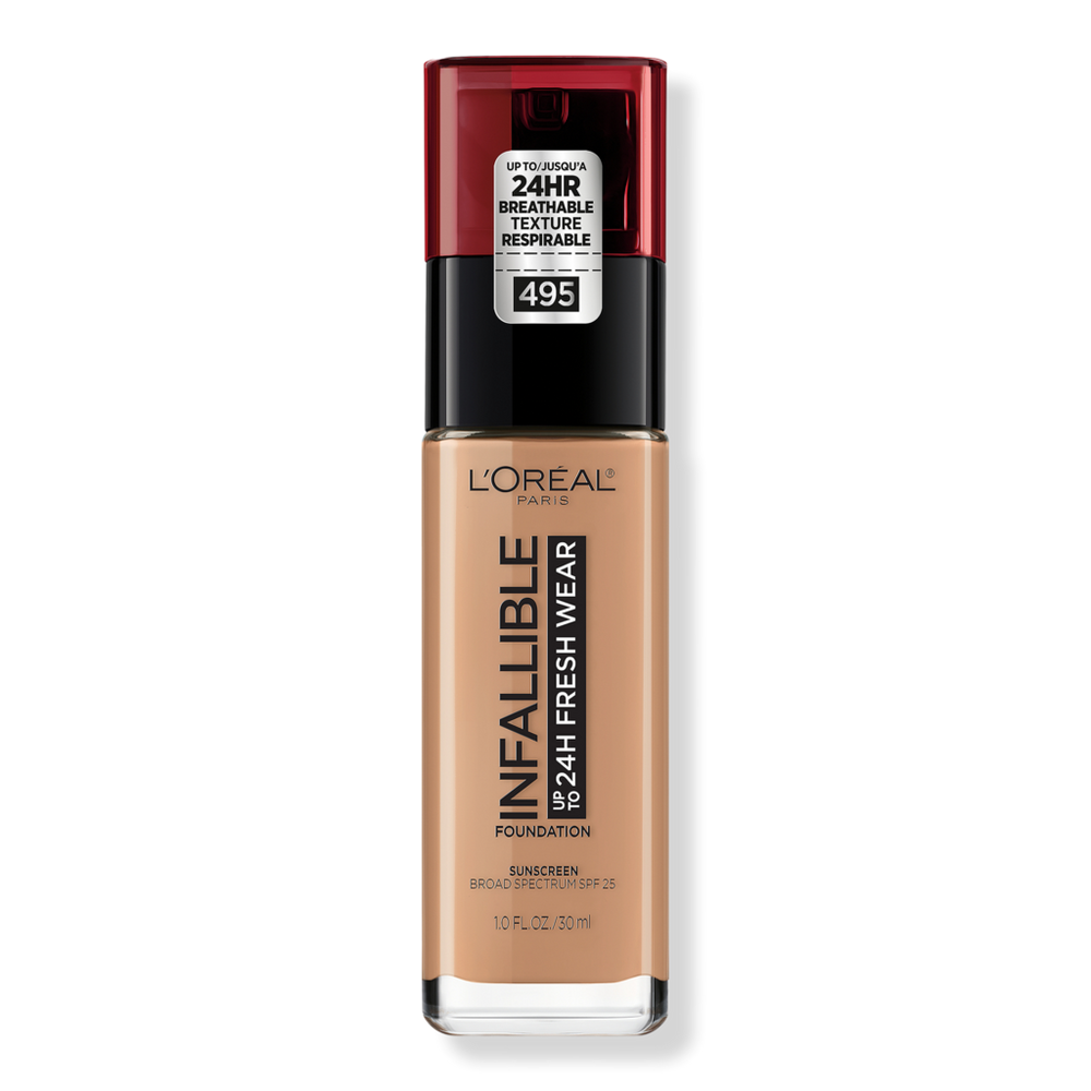 L'oreal Infallible Up To 32 Hour Fresh Wear Foundation - 495 Amber