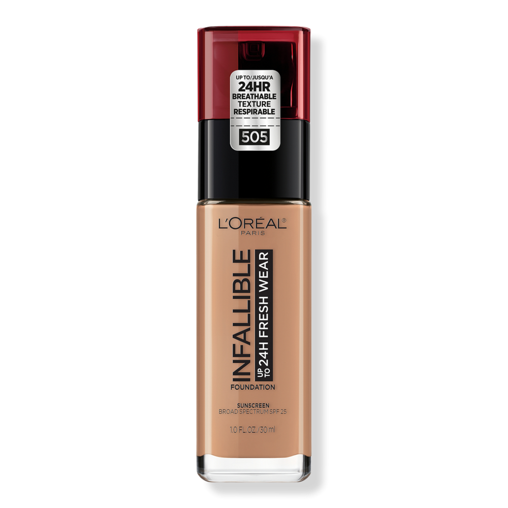 L'oreal Infallible Up To 32 Hour Fresh Wear Foundation - 505 Toffee
