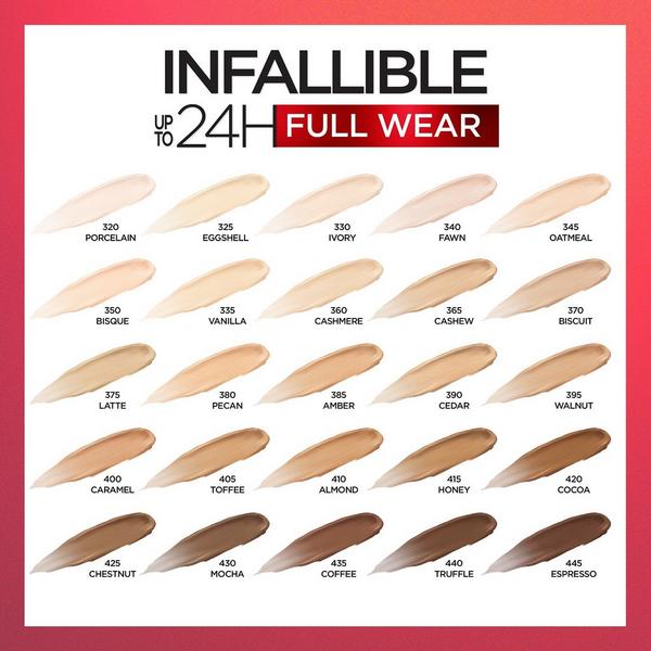 Correctores Full Wear Infallible a prueba de agua 3