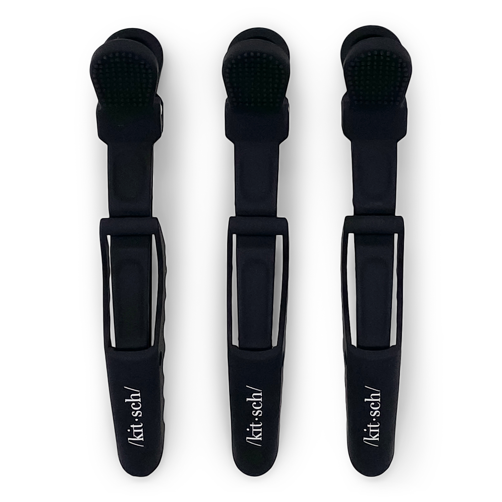 Black No Slip Crocodile Clips