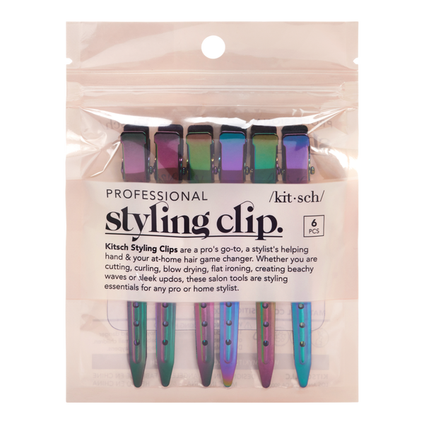 Kitsch Rainbow Coated Metal Styling Clips #3