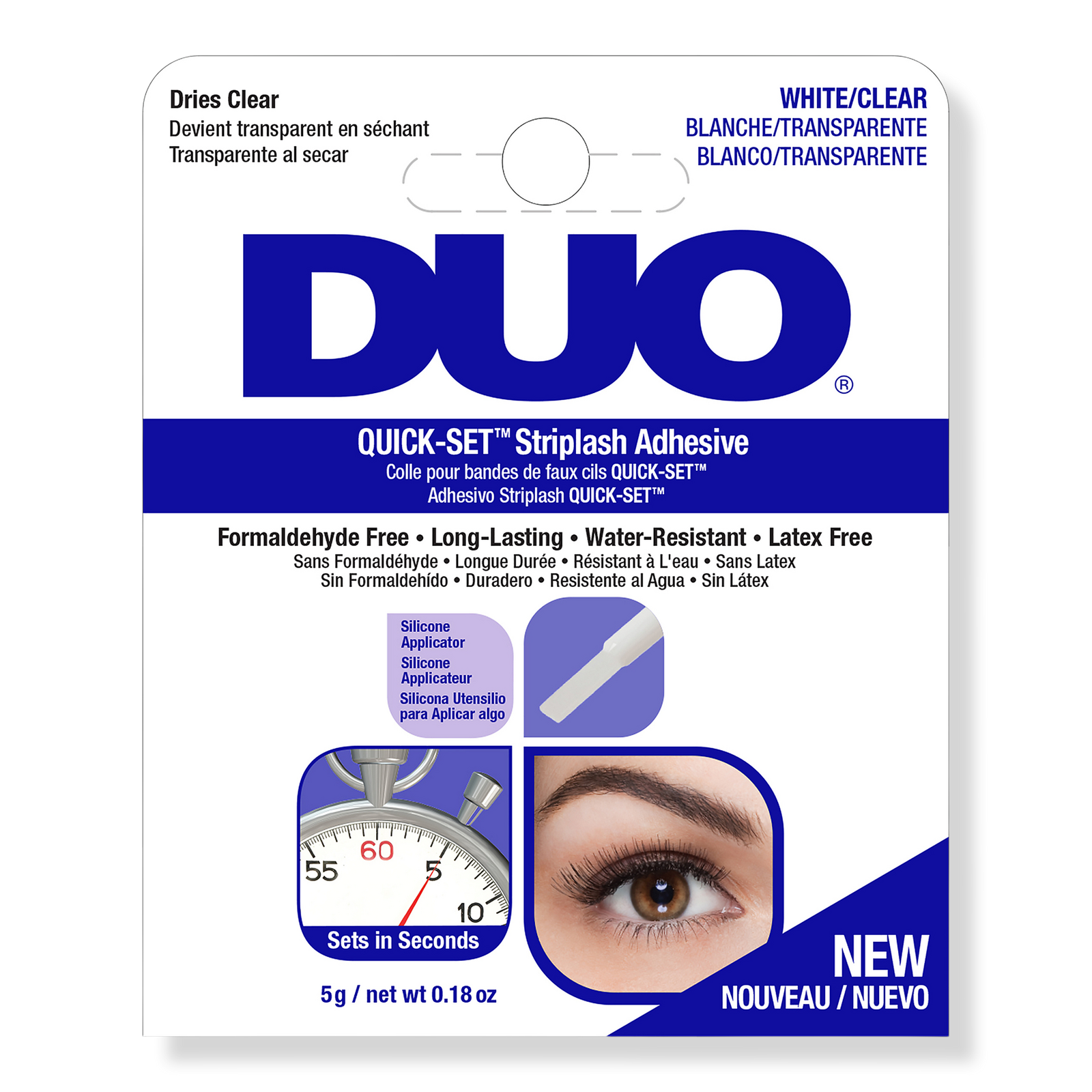 DUO Quick Set Clear Striplash Adhesive DUO Quick Set Clear Striplash Adhesive