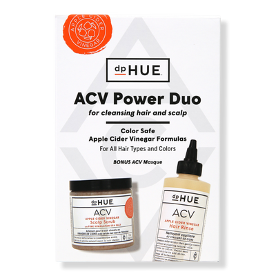 dpHUE ACV Hair Rinse and Scalp Scrub Duo