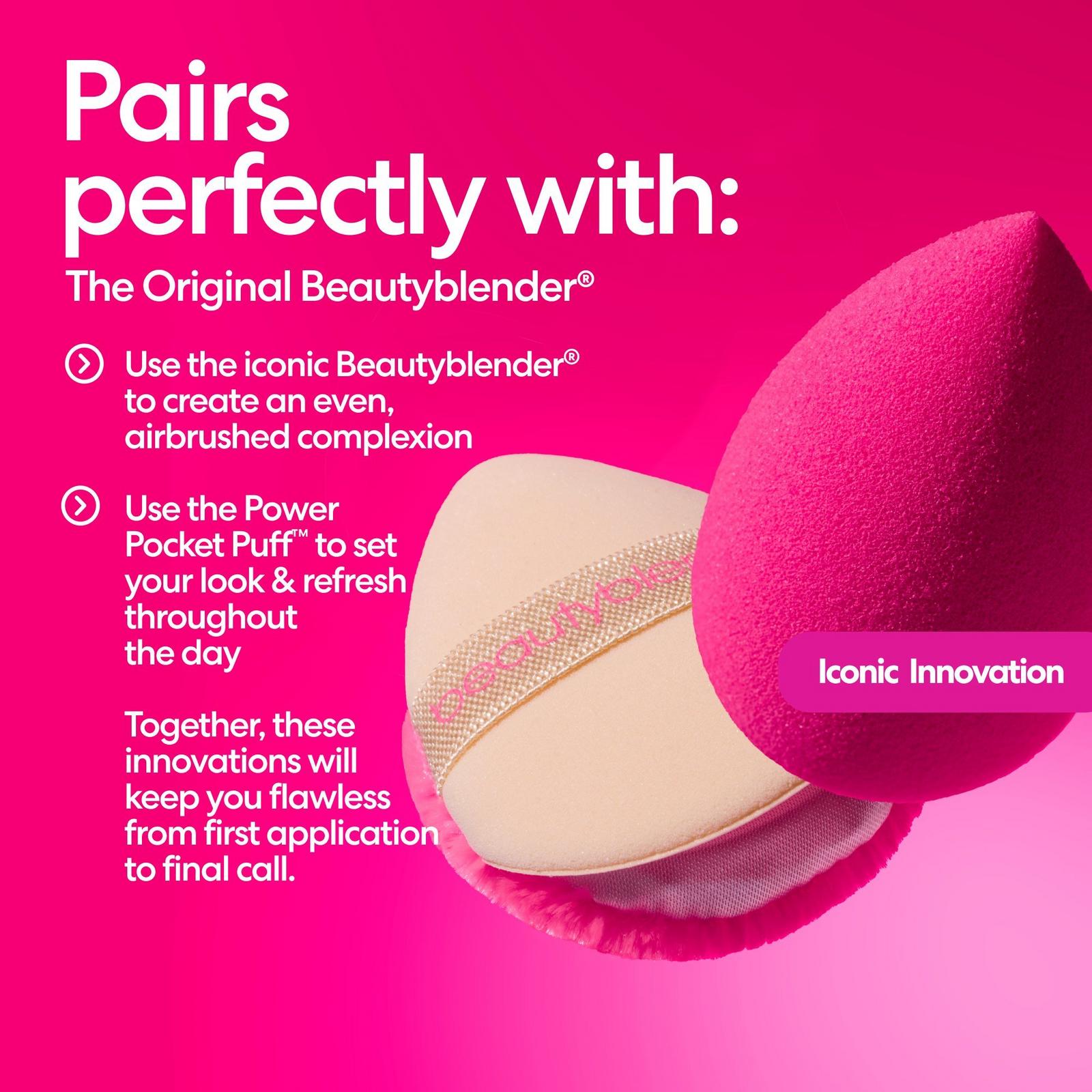 Power Pocket Puff Dual Sided Powder Puff