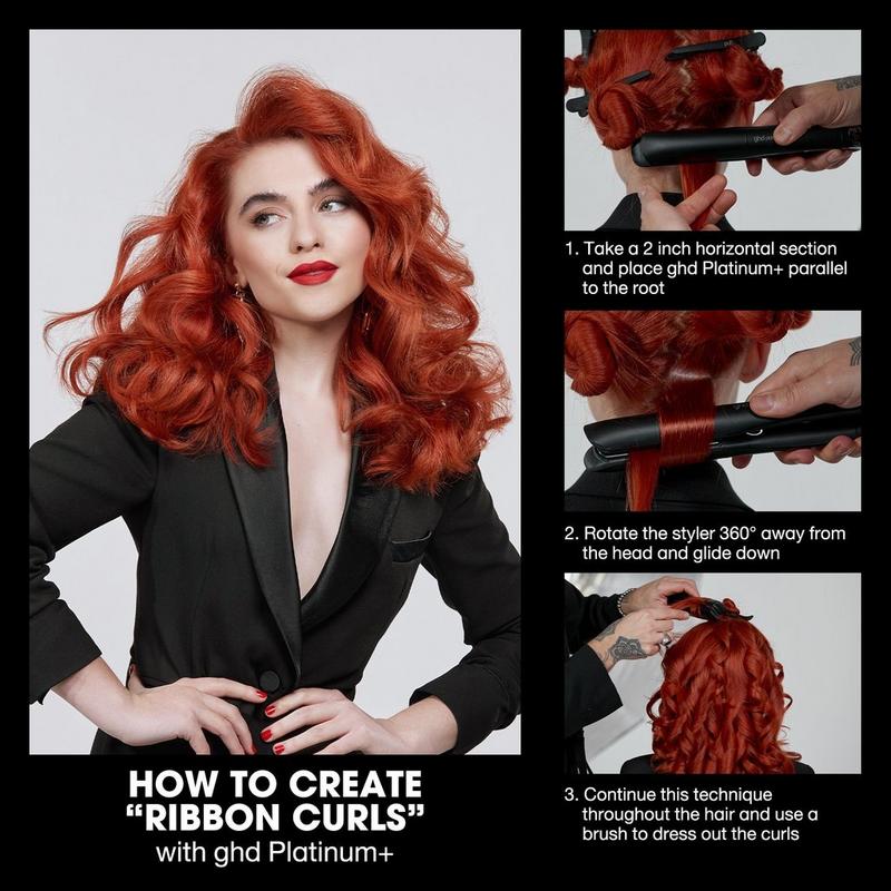 ghd - Black Platinum+ Styler 1'' Flat Iron | Ulta Beauty