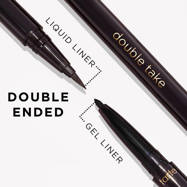 Tarte Travel-Size Double Take Black Liquid & Gel Vegan Eyeliner #3