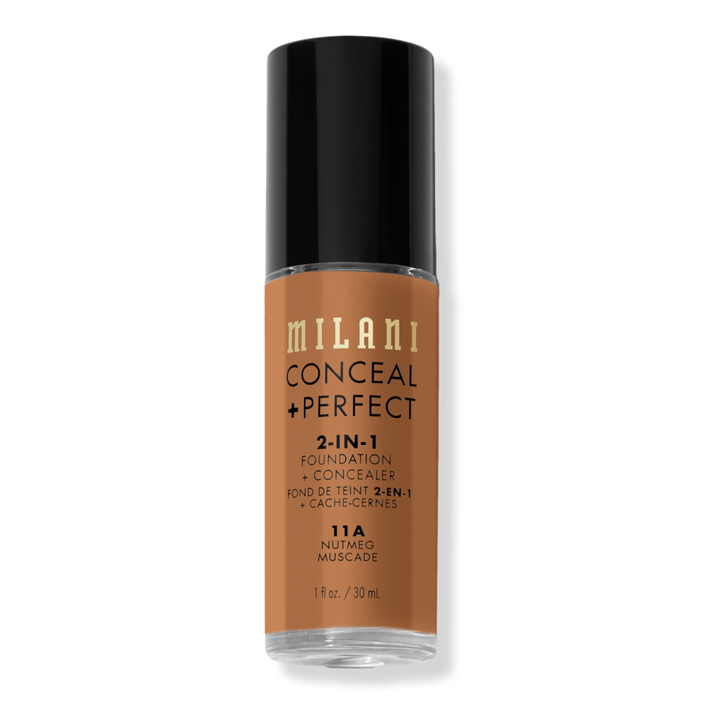 Milani Conceal + Perfect 2-in-1 Foundation + Concealer - Nutmeg In Brown