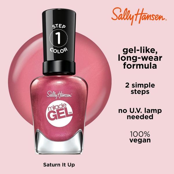 Sally Hansen Miracle Gel Nail Polish, Pinks & Purples #4