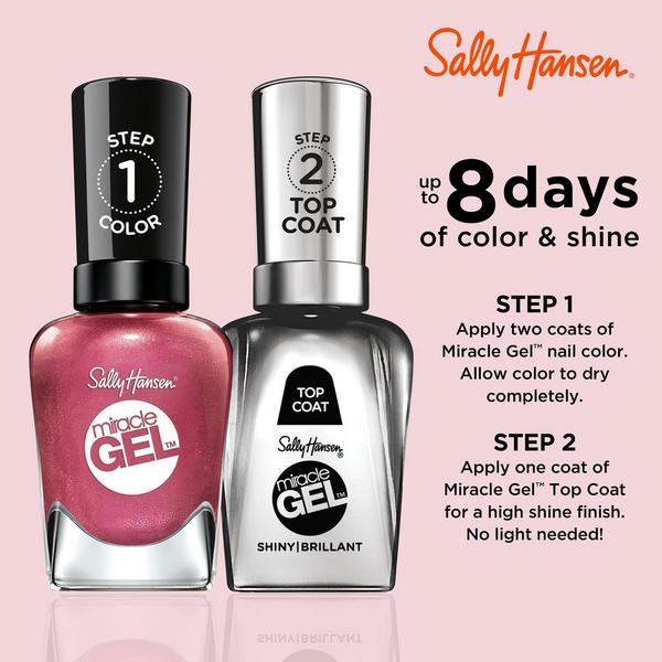 Sally Hansen Miracle Gel Nail Polish, Pinks & Purples #5