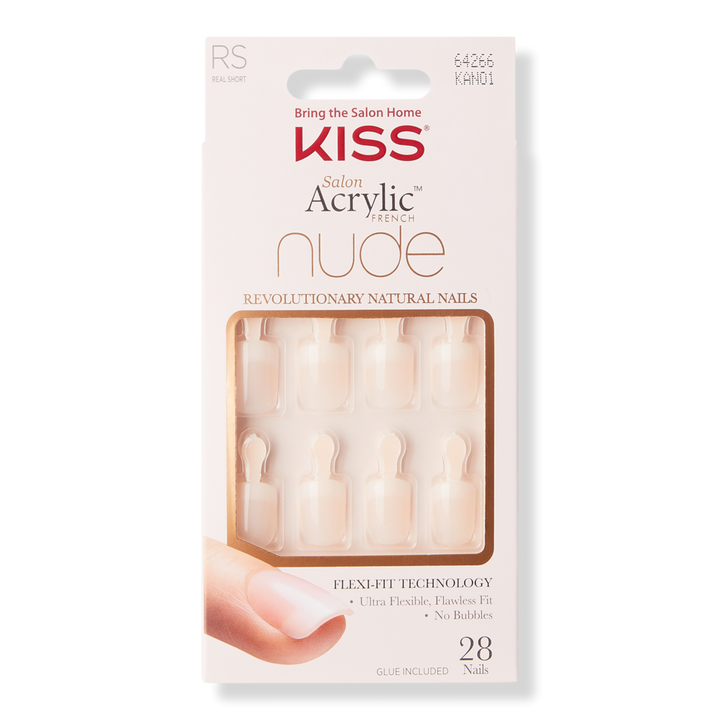 Kiss Breathtaking Salon Acrylic French Nude Nails #1