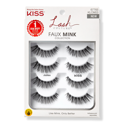 Kiss Lash Couture Faux Mink, Jubilee Multipack