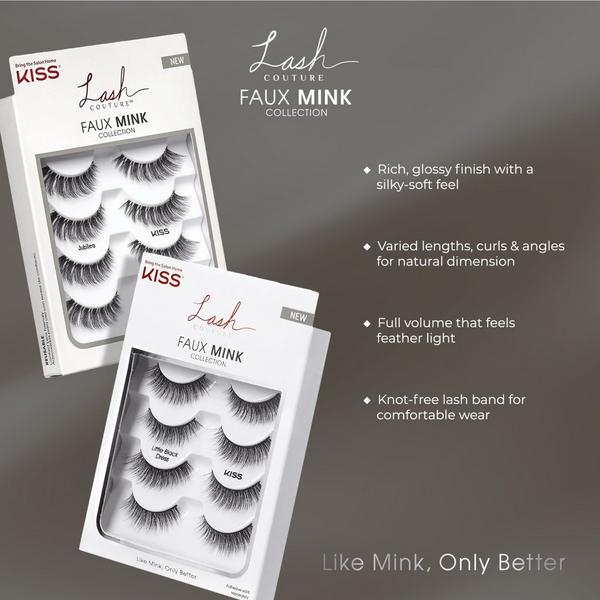 Kiss Lash Couture Faux Mink, Jubilee Multipack #7