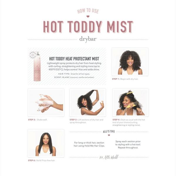 Drybar Travel Size Hot Toddy Heat Protectant Mist #5