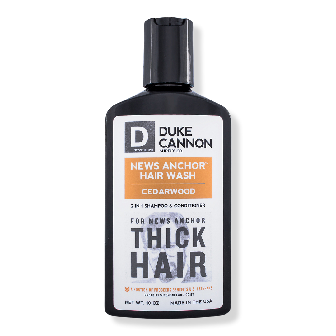 Duke Cannon Supply Co News Anchor Cedarwood 2 In 1 Hair Wash #1