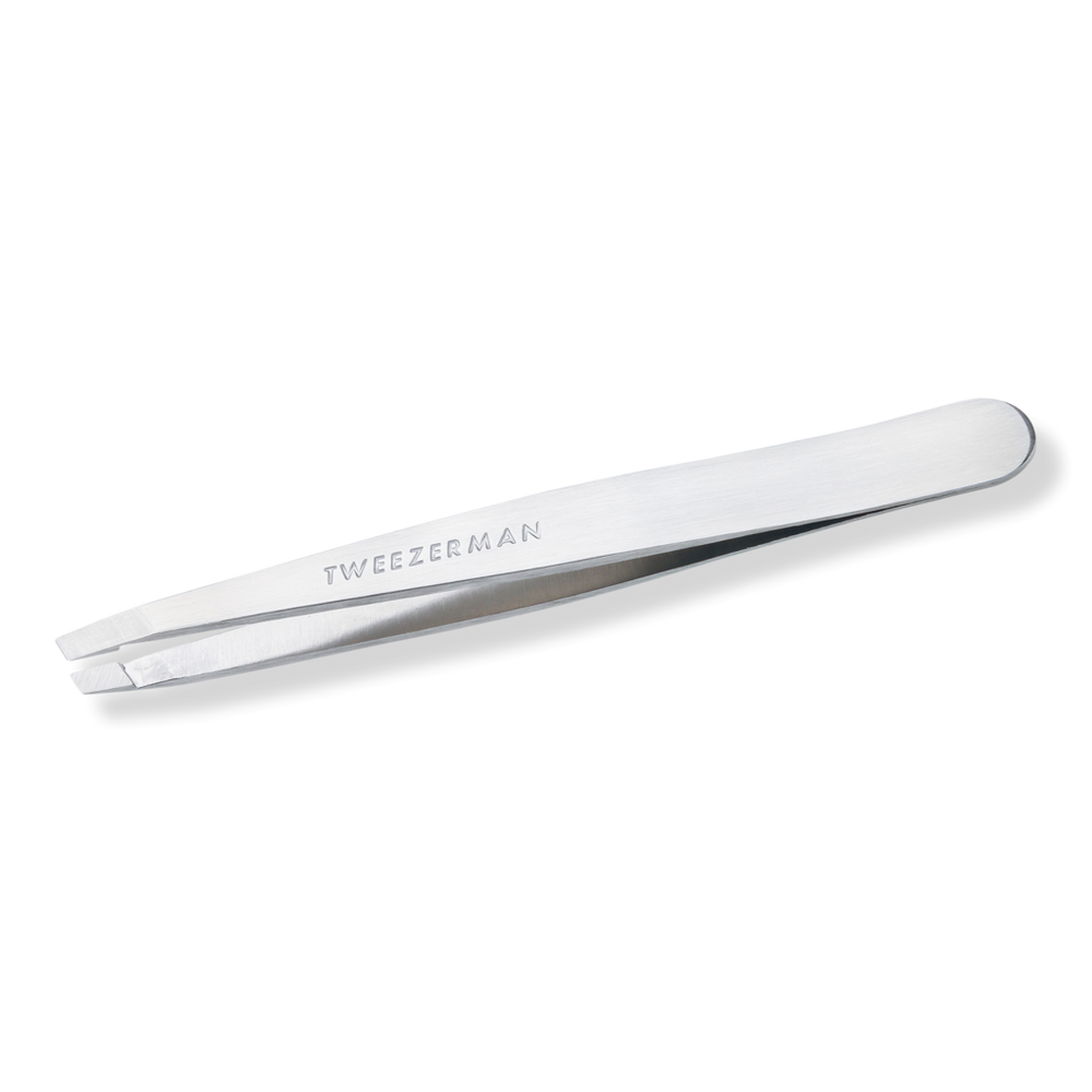 Tweezerman Slant Tweezer - Platinum Silver