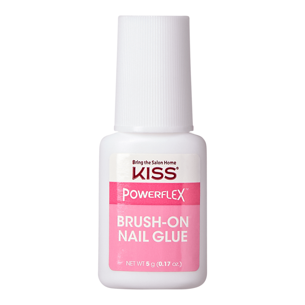PowerFlex Ultra-Hold Brush-On Nail Glue - Kiss