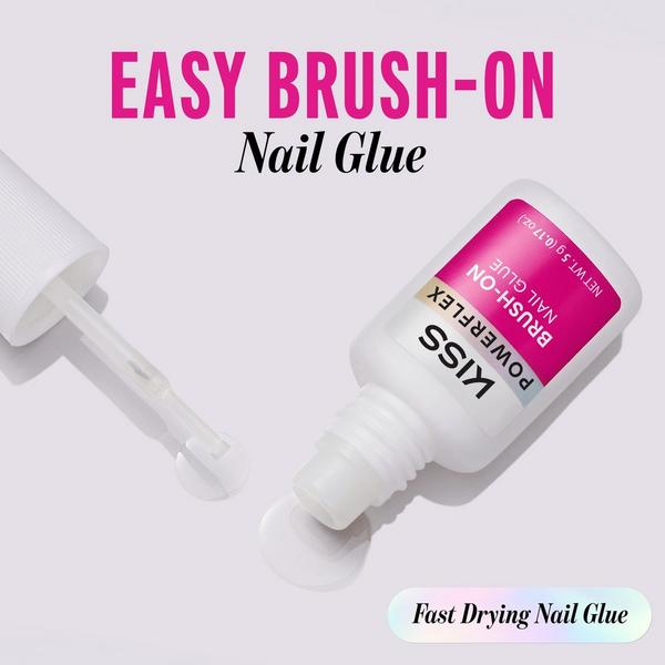 Kiss PowerFlex Brush On Ultra Hold Press On Nail Glue #7