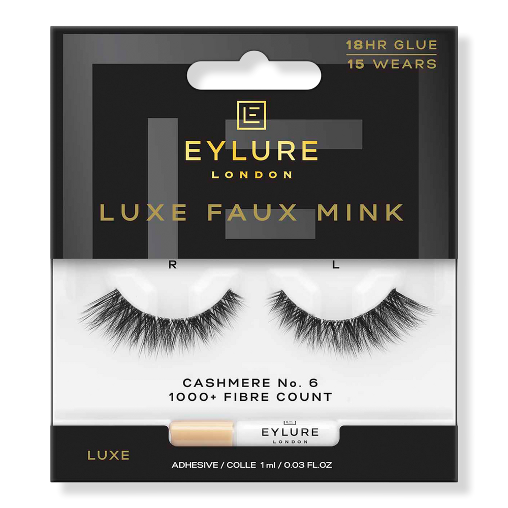 Eylure Luxe Cashmere Eyelashes, No. 6