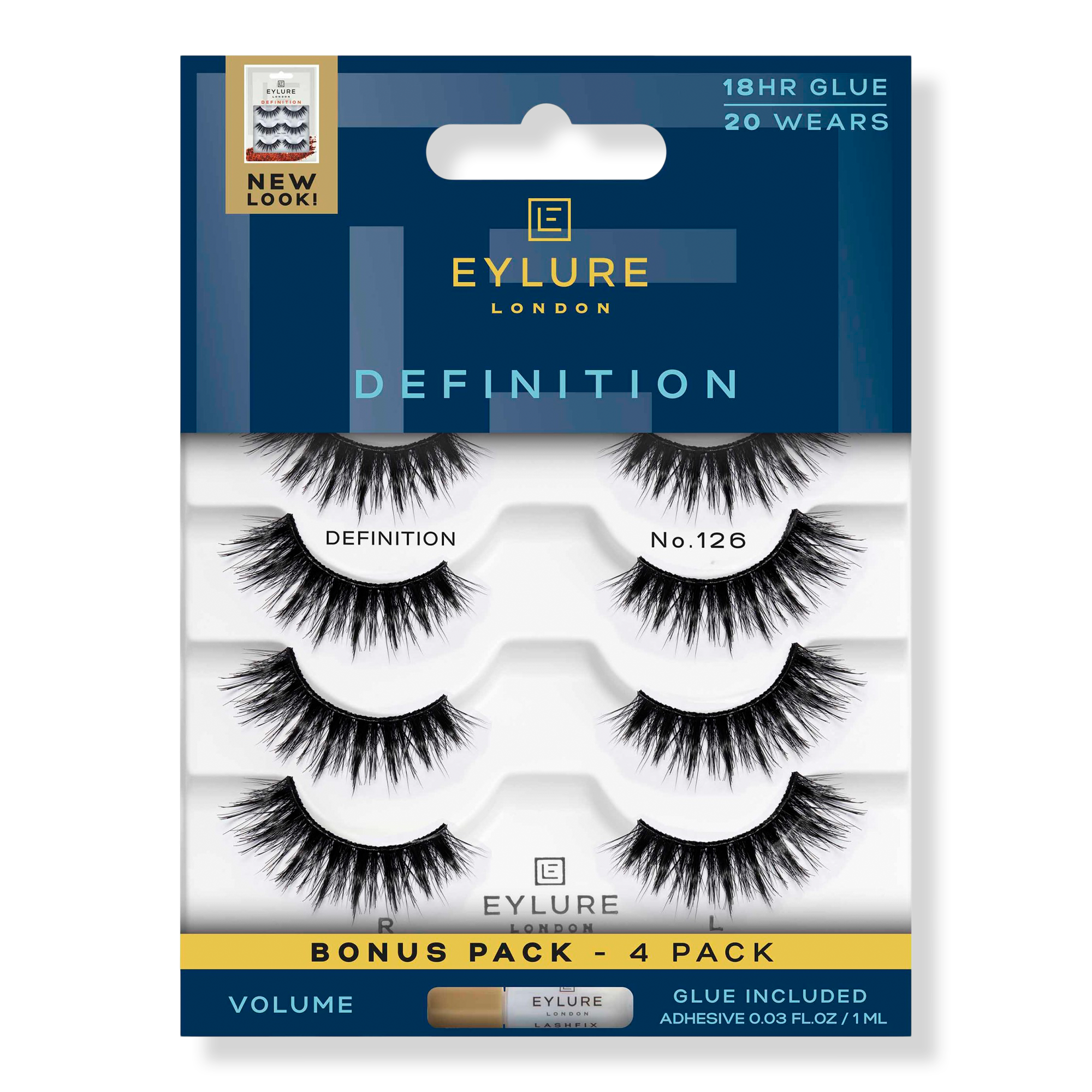 Eylure Definition No. 126 Eyelashes Multipack #1