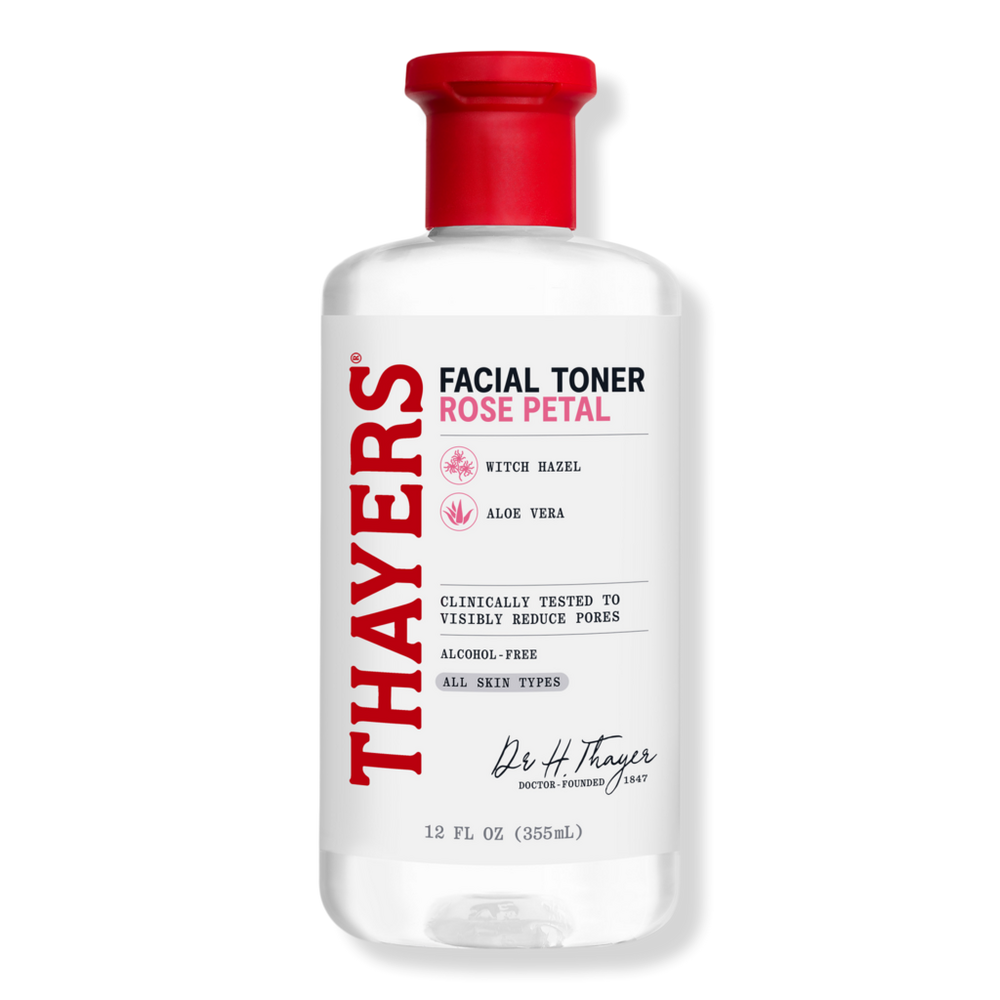 Alcohol-Free Witch Hazel Facial Toner - Rose Petal