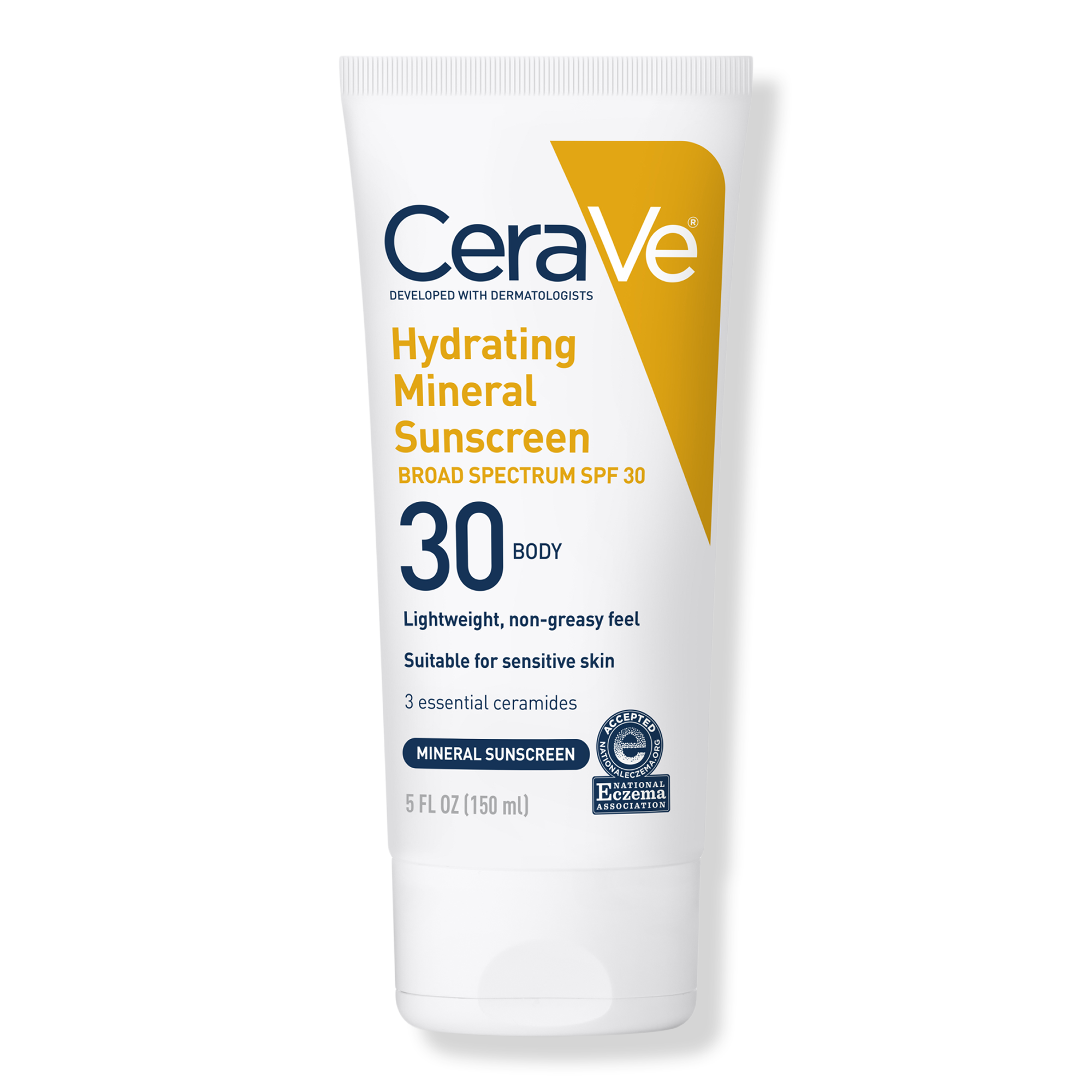 CeraVe Hydrating Mineral Sunscreen Lotion for Body SPF 30 for All Skin Types #1