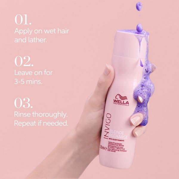 Wella Invigo Blonde Recharge Cool Blonde Purple Shampoo #6
