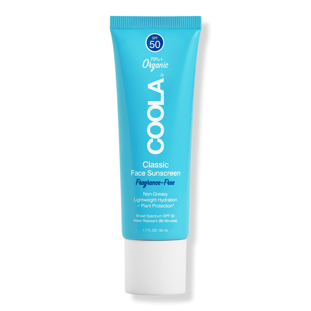Coola Organic Classic Face Sunscreen Spf 50 - Fragrance-free