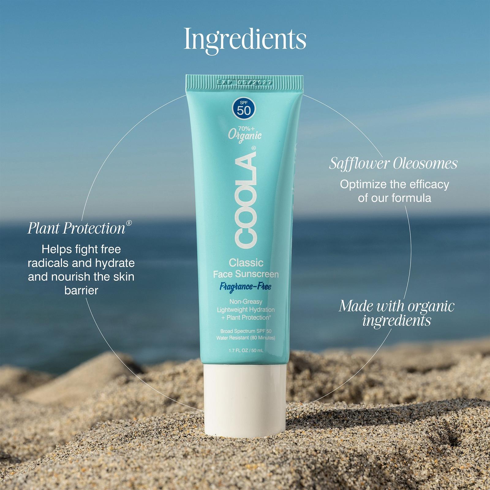 Organic Classic Face Sunscreen SPF 50