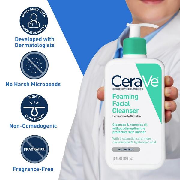 CeraVe Travel Size Foaming Facial Cleanser for Balanced to Oily Skin #3